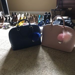 Pulicati Italian leather  Bag  baby pink